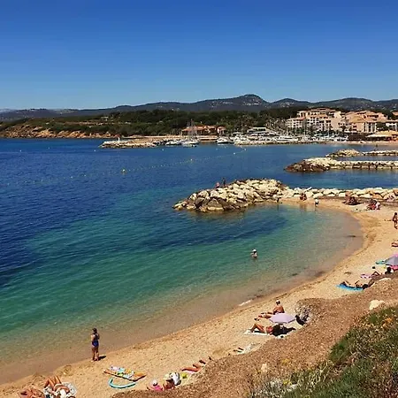 Duplex 44m² Avec Terrasse De 8m² Acces Direct Mer/pisci/parking Privatif Surveille Apartament Six-Fours-les-Plages